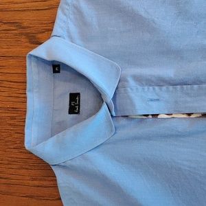 Paul Smith blue dress shirt with contrast placket